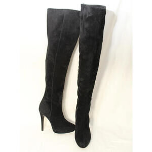 Alexandre Birman Black Suede Tall Boots sz. 7